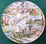 Arizona souvenir plate